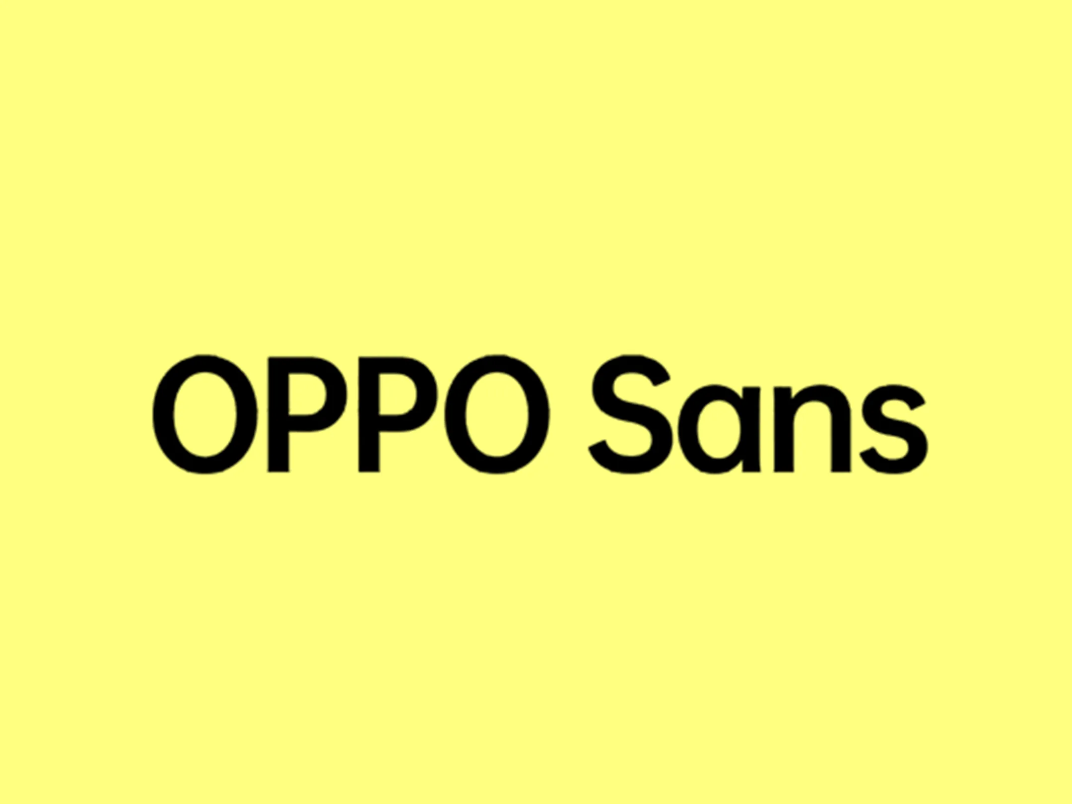 OPPO Sans